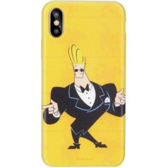 Cartoon Network Johnny Bravo Aizmugurējais Silikona Apvalks Priekš Apple iPhone XR Smoking