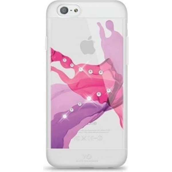 White Diamonds Liquid Aizmugurējais Plastikāta Apvalks ar Swarovski Kristāliem Priekš Apple iPhone 6 / 6S Caursīdīgs - Rozā
