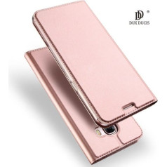 Dux Ducis Premium Magnet Case Grāmatveida Maks Telefonam Huawei Y9 (2018) Rozā