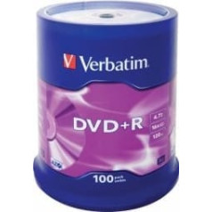 Verbatim Matricas DVD+R AZO  4.7GB 16x 100 Pack, Spindle