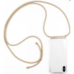 Lookabe Necklace iPhone Xr gold nude loo009