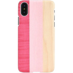 MAN&WOOD SmartPhone case iPhone X/XS pink pie white