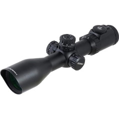 UTG 30 мм SWAT 3-12 x 44 Compact IE AO Mil-Dot 36 цветов EZ-TAP MS Rings Scope - черный