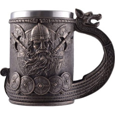 Vogler Drakar 816-931 Viking Jug ar metāla ieliktni