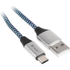 Tracer 46266 USB 2.0 Type C A Male 1m Black Blue