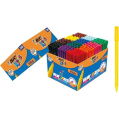 BIC Kids Visa 897099 šķiedru pildspalvas, 288 gab., 12 dažādas krāsas