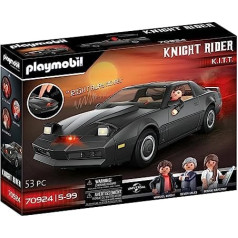 PLAYMOBIL 70924 Knight Rider - KITT ar oriģinālu gaismu un skaņu, Knight Rider faniem un bērniem no 5 līdz 99 gadiem