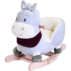 Knorrtoys Paul Donkey 40375 Rocking Animal Grey ar skaņu