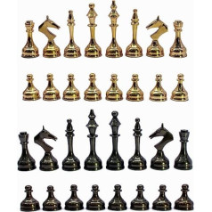 Stonkraft Brass Chess Figures Chess Figures Peasants (3.75 Inches)