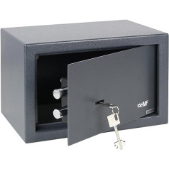 HMF 49200 Furniture Safe with Double-Bit Lock 31.0 x 20.0 x 20.0 cm