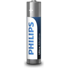 Philips Ultra Alkaline AAA Baterijas 4gab. tulznas