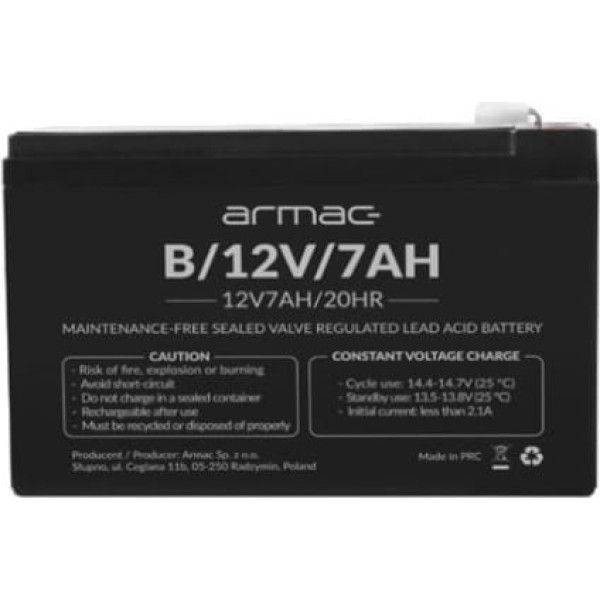 Universāls akumulators ups 12v/7ah armac b/12v/7ah