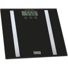 Teesa Glass bathroom scale with body analysis