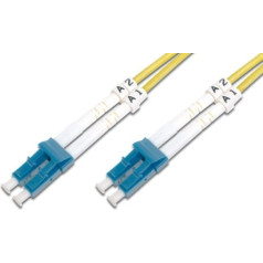 Digitus Patchcord fo sm 09/125 os2 lc-lc duplekss 1m dzeltens