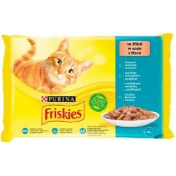 Purina Nestle Purina friskies mp zivs 4x85g