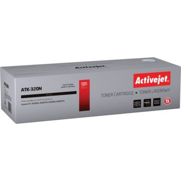 Activejet atk-320n toneris (aizvietotājs kyocera tk-320; supreme; 15 000 lappušu; melns)