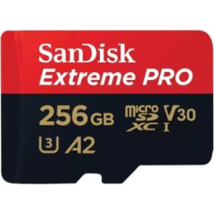 SanDisk Extreme Pro Atmiņas Karte microSDXC 256GB