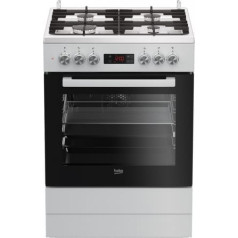 Beko Gas and electric cooker fsm62330dwt