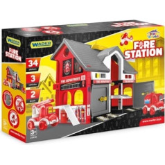 Wader Play house set - fire station