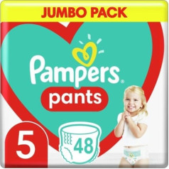 Pampers autiņbiksītes 12kg-17kg, 5 izmērs-junior, 48gab