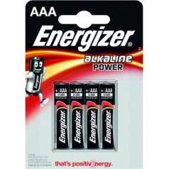 Energizer sārma baterijas jauda aaa LR03 4 gab.