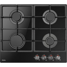 Amica Gas hob on glass pgca6100apb