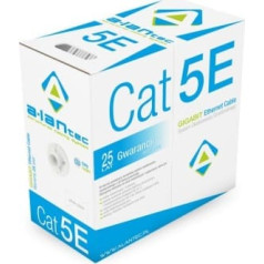 Alantec U/utp kabelis cat.5e eca 24awg pvc 305m - 25 gadu garantija