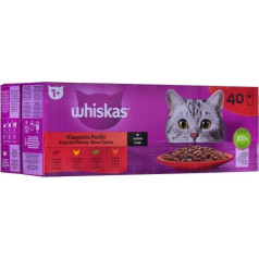 Whiskas klasiskās maltītes mērcē maisījums kaķiem 40x85g