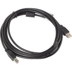 Lanberg ca-usba-11cc-0030-bk cable (usb 2.0 type am - usb 2.0 type bm; 3m; black)