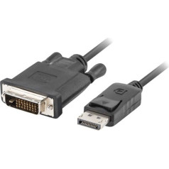 Lanberg Displayport kabelis - dvi-d (24 + 1) m / m 3m melns