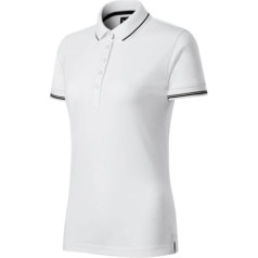 Однотонная рубашка поло Malfini Perfection W MLI-25300 белый / XL