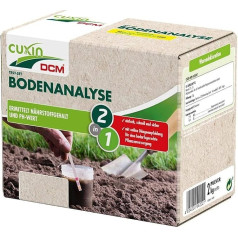 Cuxin Soil analīzes testa komplekts (3 testi) 2-in-1 nosaka barības vielu saturu un pH vērtību