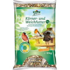 Dehner Natura Wild Bird Food, Grain and Soft Food, 10 kg