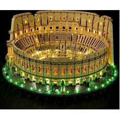 BRIKSMAX LED apgaismojuma komplekts Lego Creator Expert Colosseum - saderīgs ar Lego 10276 celtniecības bloku modeli - Bez Lego komplekta