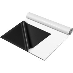 TEXALAN Black and White Panda Wrap 5.5mm Polyfilm 100% Untreated Polyester Material (3.4m x 6.5m)