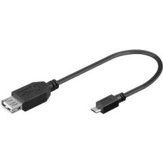 Sbox USB A F.->MICRO USB M. 0.1M USB F-MICRO M