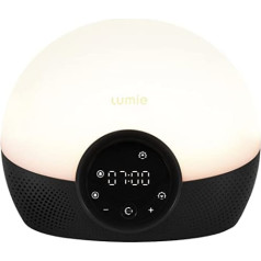 Lumie Bodyclock Glow 150 gaismas modinātājs ar 9 skaņām un miega saulrietu