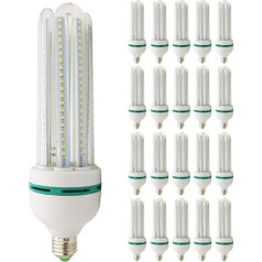 Mengjay 20 gab LED spuldzes E27 30 W aizstāj 150 W spuldzes, vēsi balta 6000 K, neaptumšojama, enerģijas taupīšanas lampa, 1600 lūmeni, LED spuldzes, 360 grādu stara leņķis, LED spuldzes.