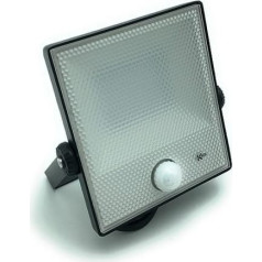 Kai 56018 Proiettore Slim LED Con Sensor PIR 20 W Nero 4000 K Natural