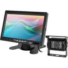 Nvox LCD auto monitora 7 collu kamera ar IR LED un parkošanās sensoriem
