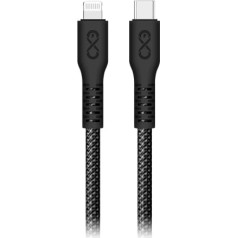 Orno Кабель USB-C - Lightning eXc IMMORTAL, 0,9 м, 30 Вт, быстрая зарядка, смешанный цвет