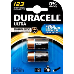 Blow 8702 # Litija akumulators 3v`cr123 duracell bl2