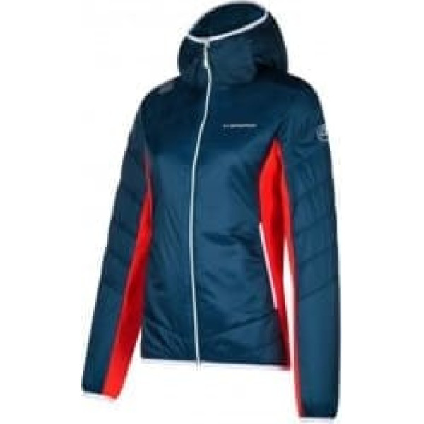 La Sportiva Alpine Tech Jaka AEQUILIBRIUM Insulation Hoody W M Storm Blue/Cherry Tomato