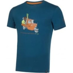 La Sportiva Krekls APE T-Shirt M XL Storm Blue/Hawaiian Sun