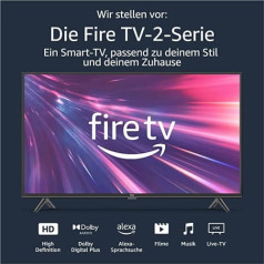 Iepazīstinām ar Amazon Fire TV 40 collu 2 sērijas 1080p HD viedtelevizoru