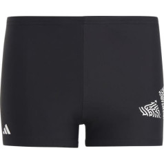 Peldbikses Adidas 3 BAR Log Boxer HR7480 / 140 cm / melns