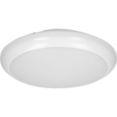 Orno LAPIS LED 12W, griestu lampa, 800lm, IP65, 4000K, IK10, opāla polikarbonāts, balts