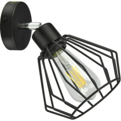 Orno WAYA sienas lampa, jauda maks. 1x60W, E27, melns