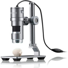 Bresser Digital Microscope with LED Ring Light, DST-1028 with USB Connection for PCS, 5.1 MP