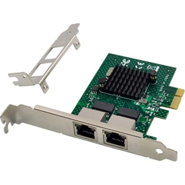 Divu portu PCIe Gigabit Ethernet servera adapteris ar NetXtreme BCM5720-2P mikroshēmojumu PCI Express 1000M tīkla LAN karte operētājsistēmai Windows Sever Linux Ubuntu VMware